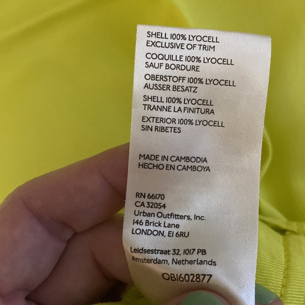 💛 2 💛 NWT Anthro Pants Trousers Wide Leg Bright Low Rise Patch Pockets​ - Picture 8 of 9